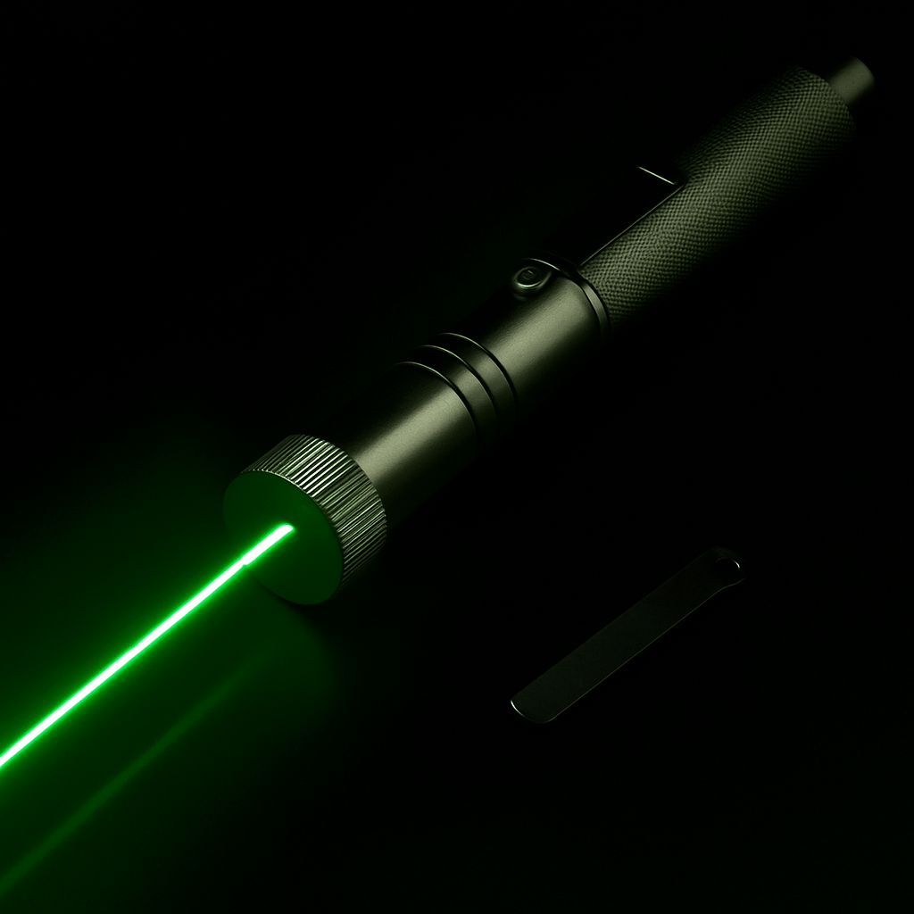 OPTIBLAZE – High-Power Green Laser Pointer with Adjustable Focus 0