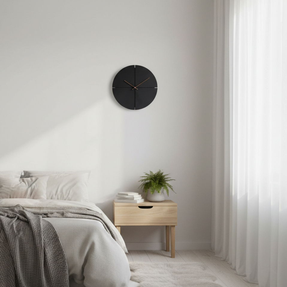 HUSHCREST – Orologio da parete silenzioso per una decorazione murale armoniosa