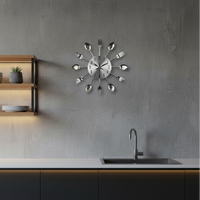 DINETICK – Orologio da parete con posate silenzioso per una cucina elegante