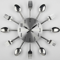 DINETICK – Orologio da parete con posate silenzioso per una cucina elegante