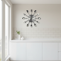 DINETICK – Orologio da parete con posate silenzioso per una cucina elegante