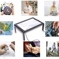 PAGEVIEW - Foldable 3x magnifying glass with LED light designed for clear and comfortable reading support 1