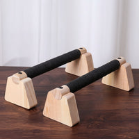 PARELLA BARS – Wooden Parallel Push-Up Bars for Stable Home Strength Training 0