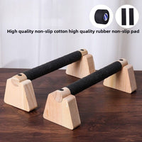 PARELLA BARS – Wooden Parallel Push-Up Bars for Stable Home Strength Training 6