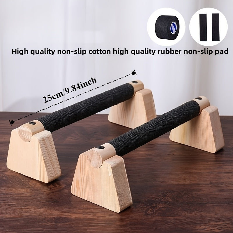 PARELLA BARS – Wooden Parallel Push-Up Bars for Stable Home Strength Training 7