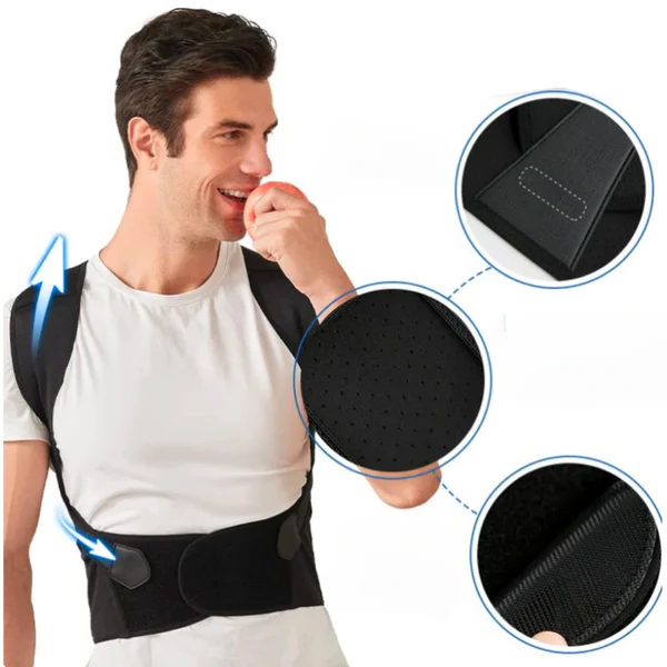 POSTURELIFT – Adjustable Back Brace for Daily Posture Support and Comfort 3