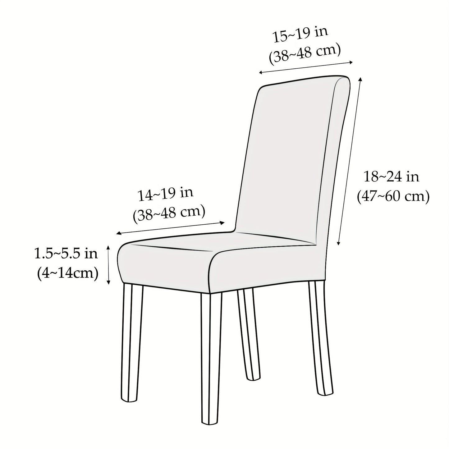 PolarFit - Modern Stretch Dining Chair Covers for Stylish Protection 8