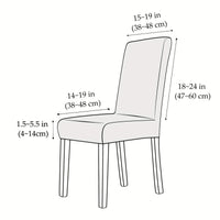 PolarFit - Modern Stretch Dining Chair Covers for Stylish Protection 8