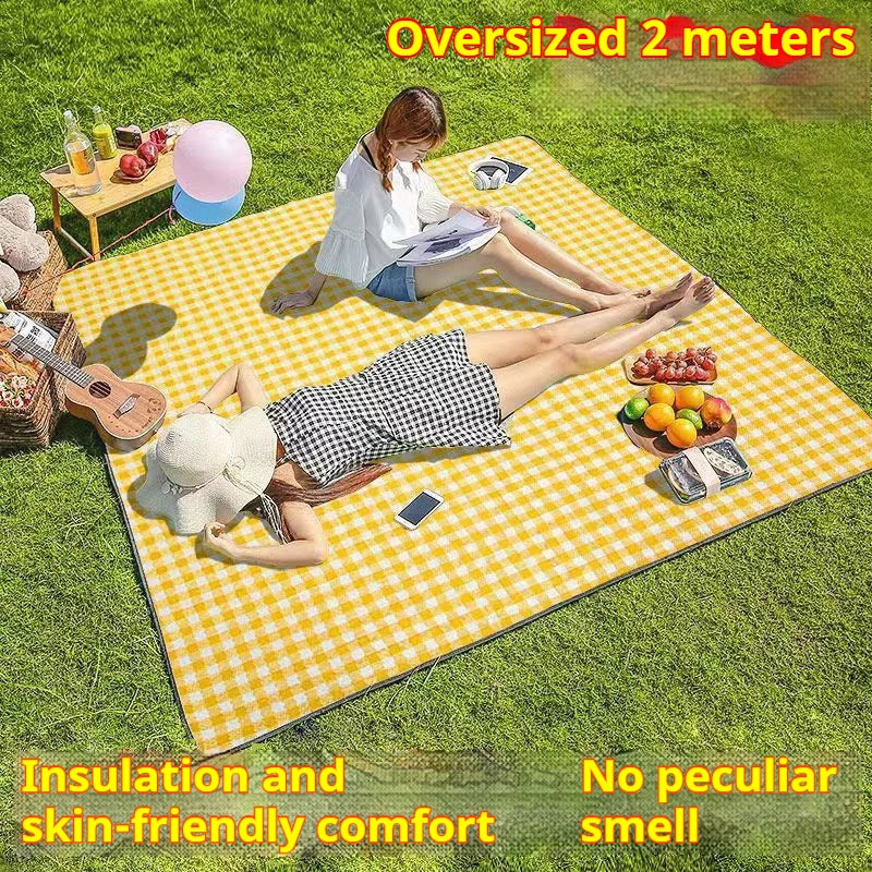 Portable Waterproof Beach Mat - Large Sand Mat for Picnics and Camping 1