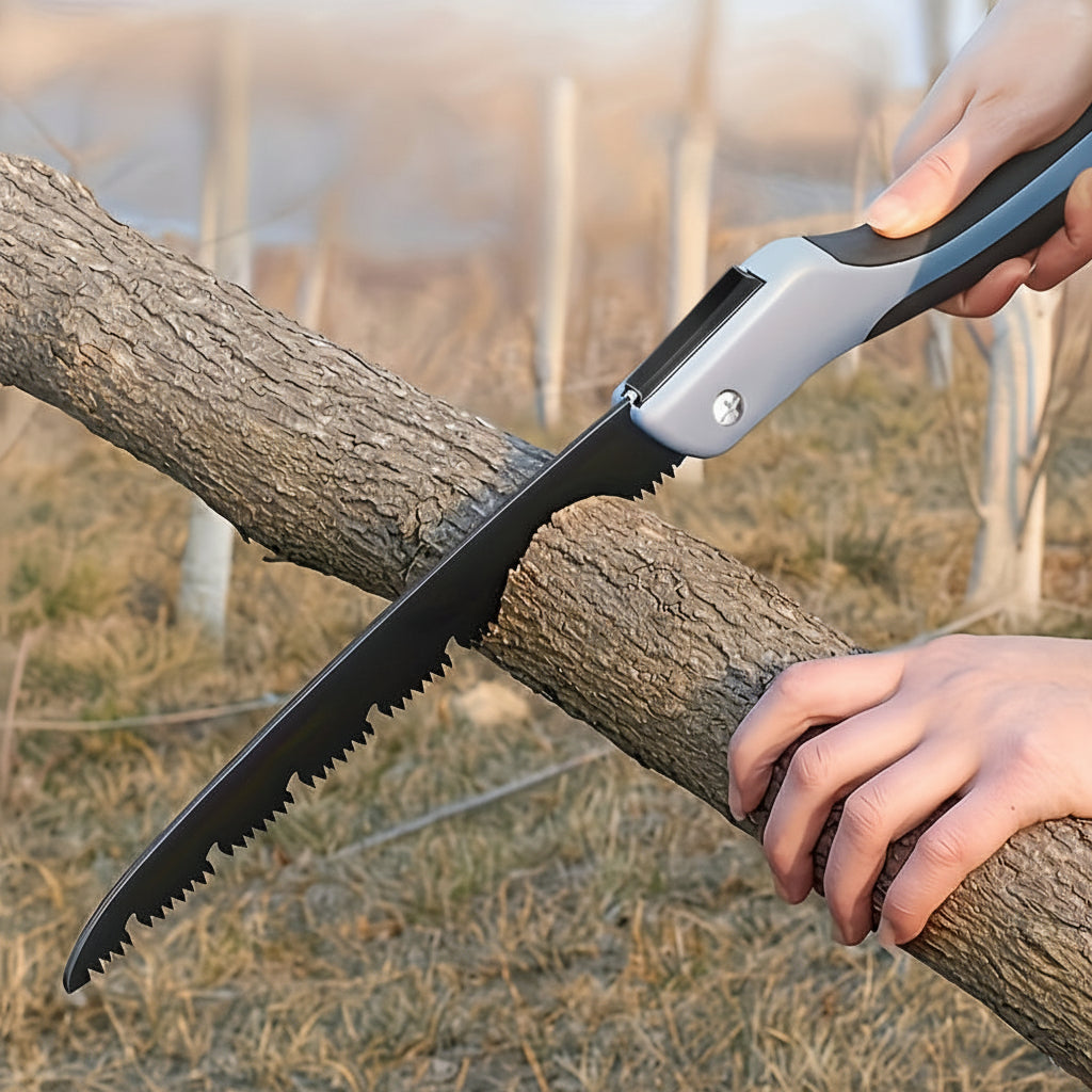 Precision Folding Saw - Tungsten Steel Blade, Bevel Cuts, Camping & Pruning Use 1