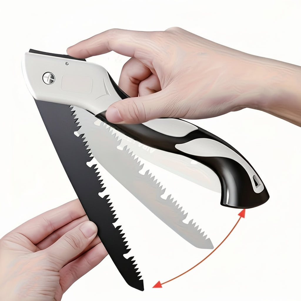 Precision Folding Saw - Tungsten Steel Blade, Bevel Cuts, Camping & Pruning Use 5