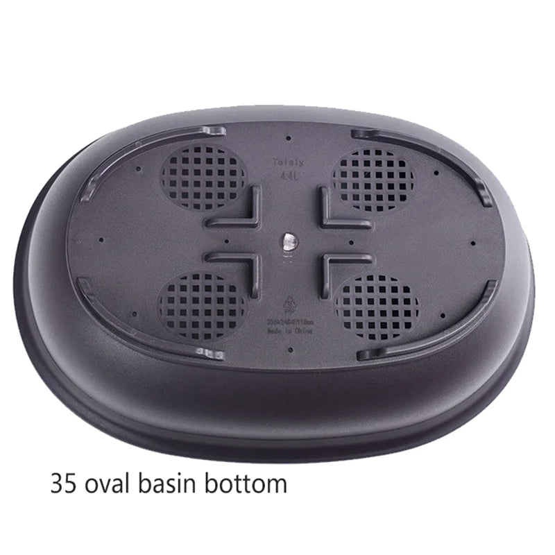 Premium Rectangular Plastic Flower Pot - Breathable Indoor Plant Pot for Succulents & Bonsai 5