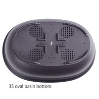Premium Rectangular Plastic Flower Pot - Breathable Indoor Plant Pot for Succulents & Bonsai 5