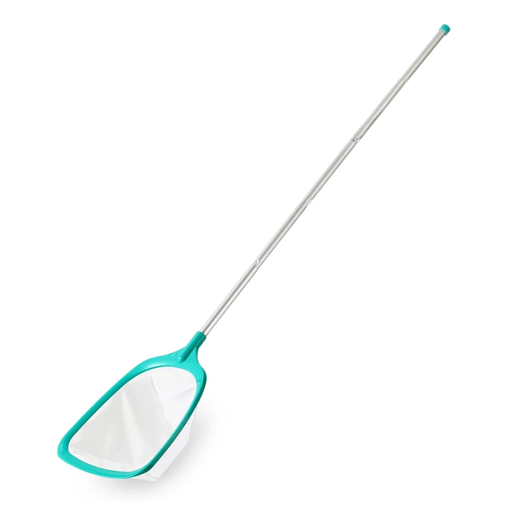 Professional Pond Skimmer Net with Retractable Aluminum Pole for Leaf Removal 6