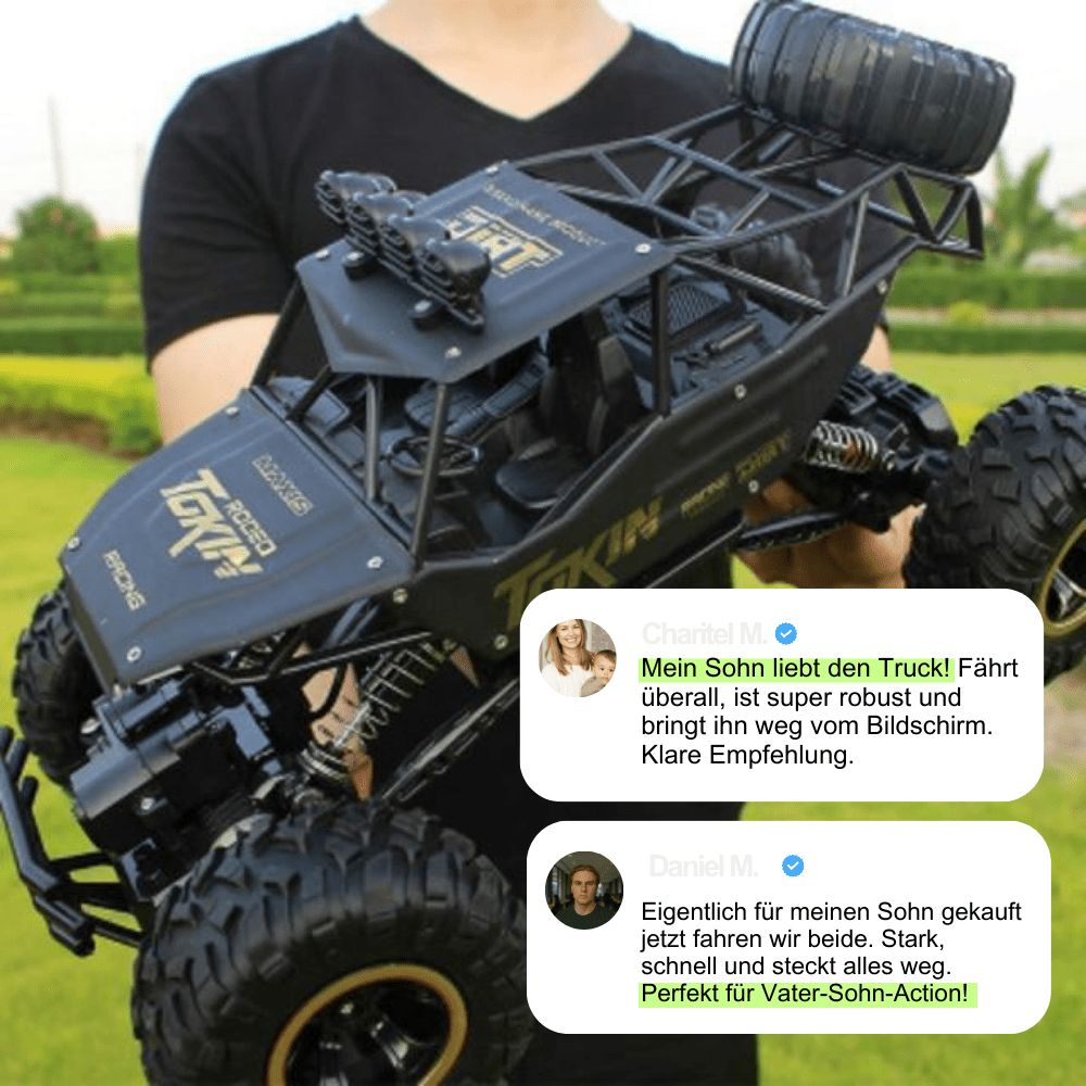 RAGEWHEELS - 4x4 Remote Control Monster Truck with Shockproof Durability 8