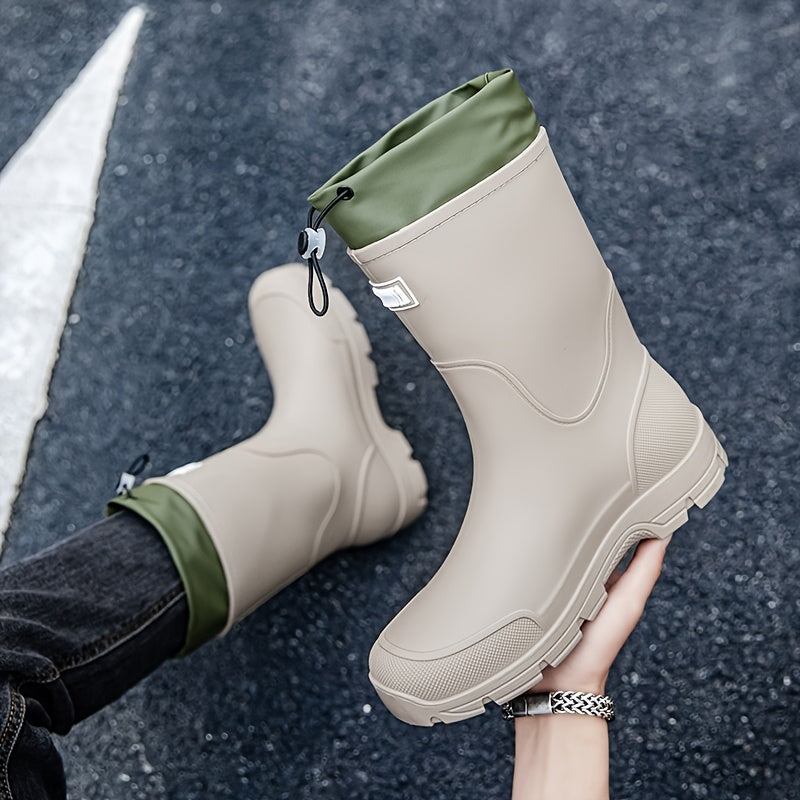 RAINSTEP - Mid-Calf Waterproof Boots with Slip-Resistant Sole 1