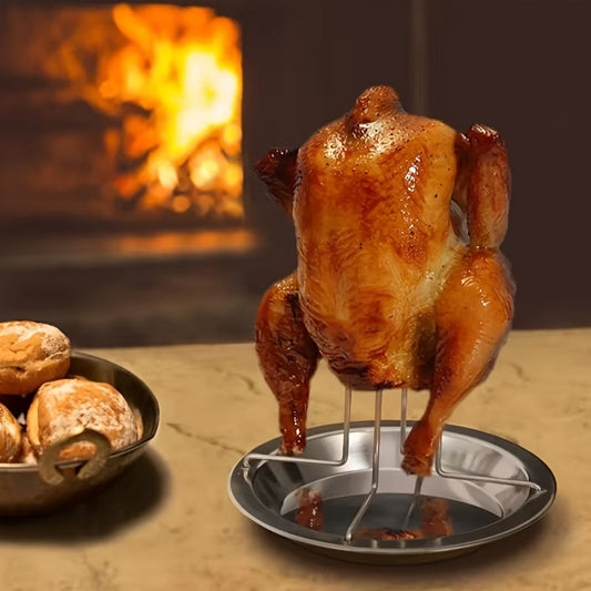RoastSpire - Vertical Chicken Roasting Rack for Perfectly Crisp Results 0