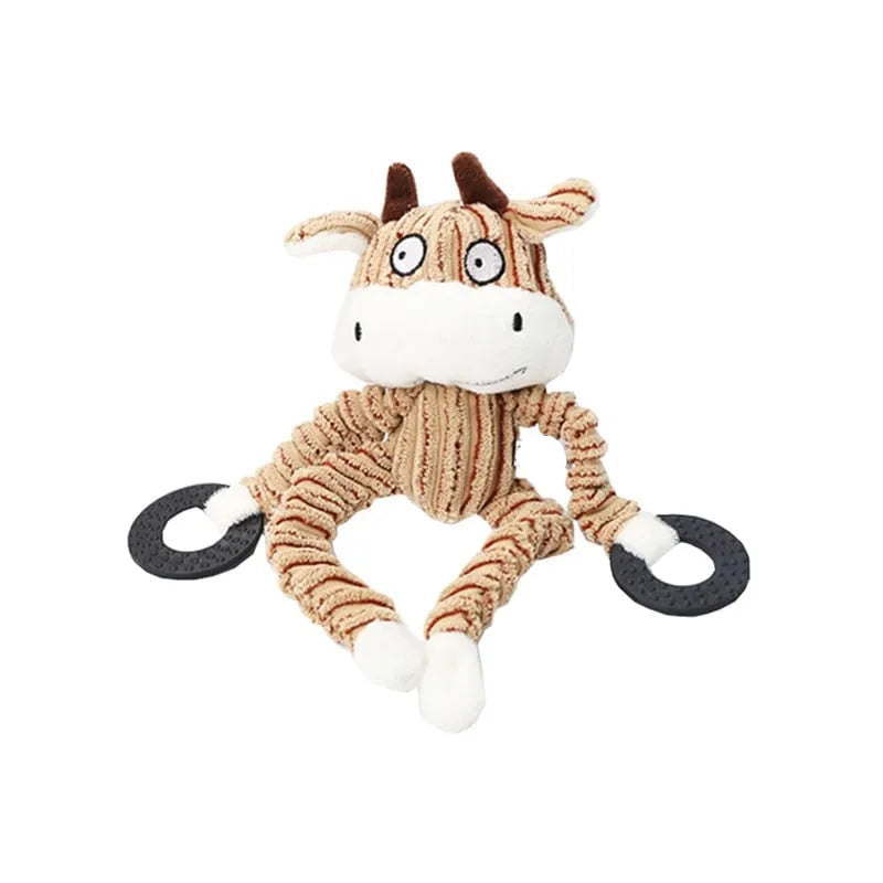 RobustPlush - Durable Plush Dog Toy with Squeaker for Aggressive Chewers 11