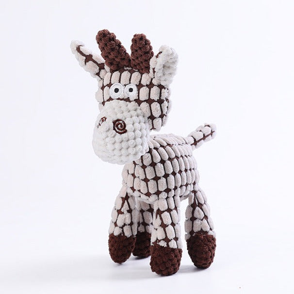 RobustPlush - Durable Plush Dog Toy with Squeaker for Aggressive Chewers 12