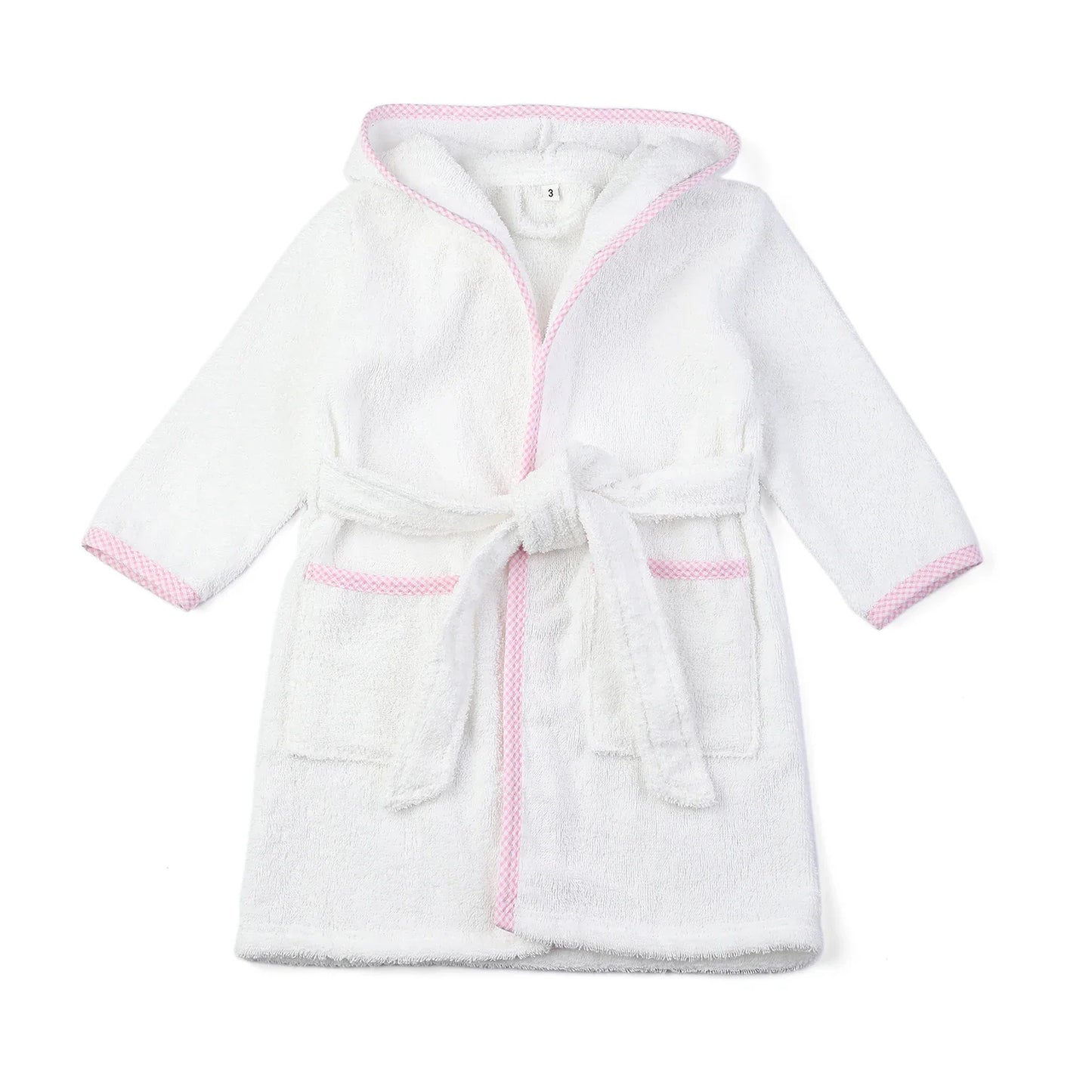 Ruffkids - 100% Cotton Hooded Bathrobe for Kids - Soft, Warm & Cozy Sleepwear 6