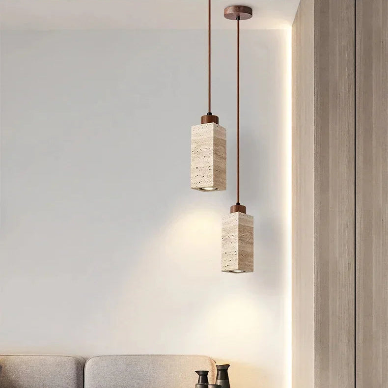 CAVESTONE – Wabi Sabi Yellow Stone Pendant Light