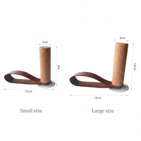 HOOKFLOW – Leather & Wood Wall Organizer Stylish Storage