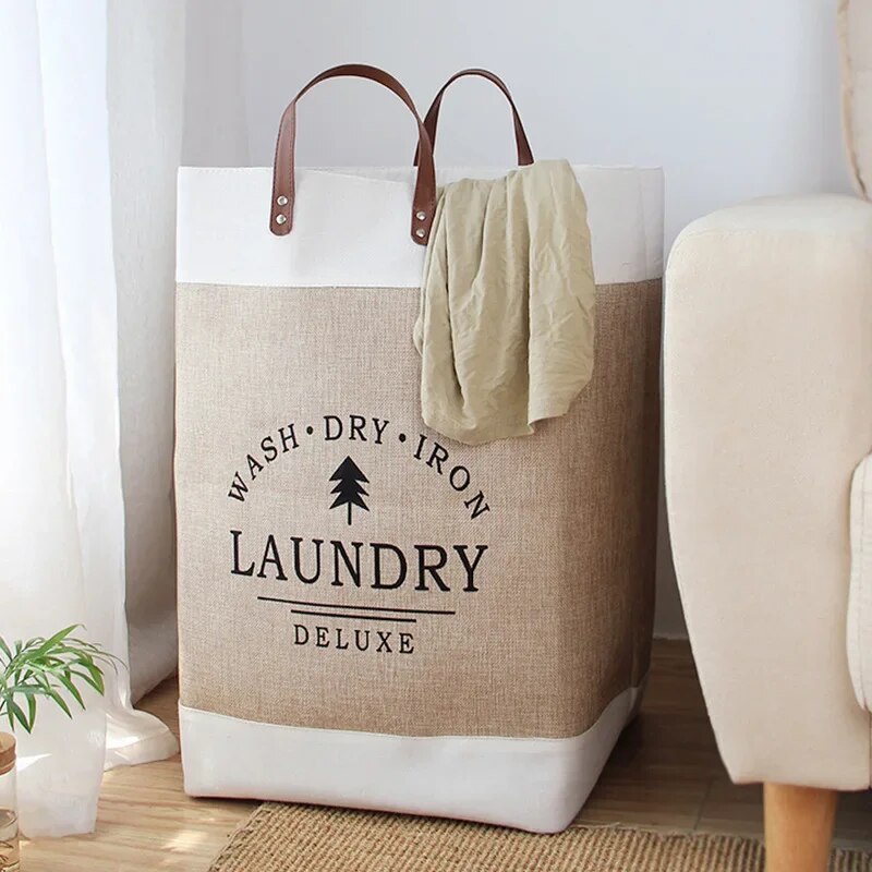 ORGANIBIN – Fabric Storage Basket for Clothes & Essentials