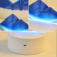 DUNEFLOW – 3D Hourglass Lamp with Dynamic Sand Display