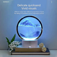 DUNEFLOW – 3D Hourglass Lamp with Dynamic Sand Display