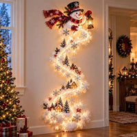 RAILNOELIX – Christmas Train LED Wall Light for Festive Holiday Cheer