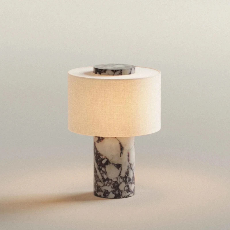 LIVARO - Natural Marble Touch Dimmable Table Lamp