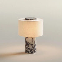LIVARO - Natural Marble Touch Dimmable Table Lamp