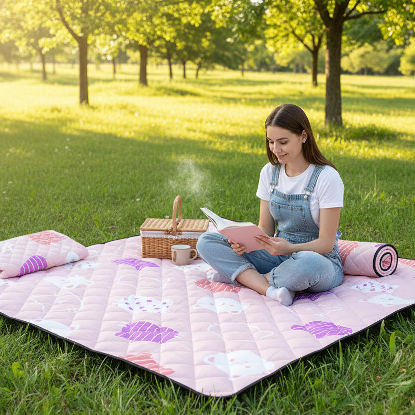 GRASSHAVEN – Thick Outdoor Mat for Picnic & Tent Comfort