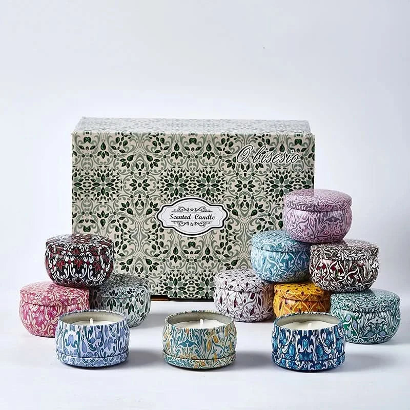 AROMAVESSA – Scented Candle Set for Relaxing Home Ambience