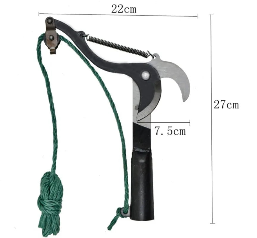 Treetrim Pro - Extendable Tree Pruner with SK5 Steel Blade & Double Pulley System