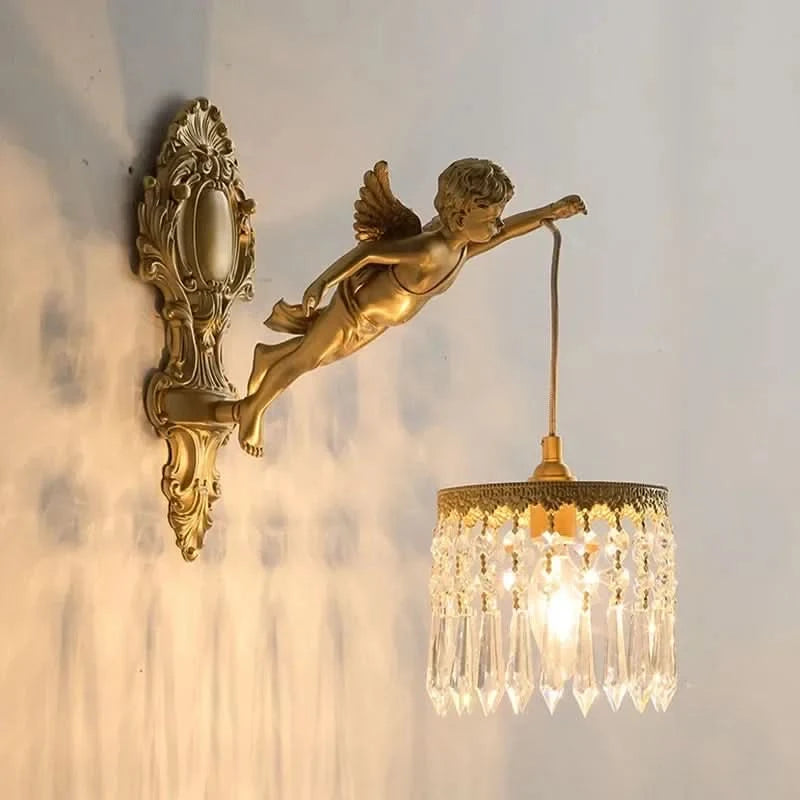CHERULORIA – Decorative Angel Wall Light for Elegant Home Interiors