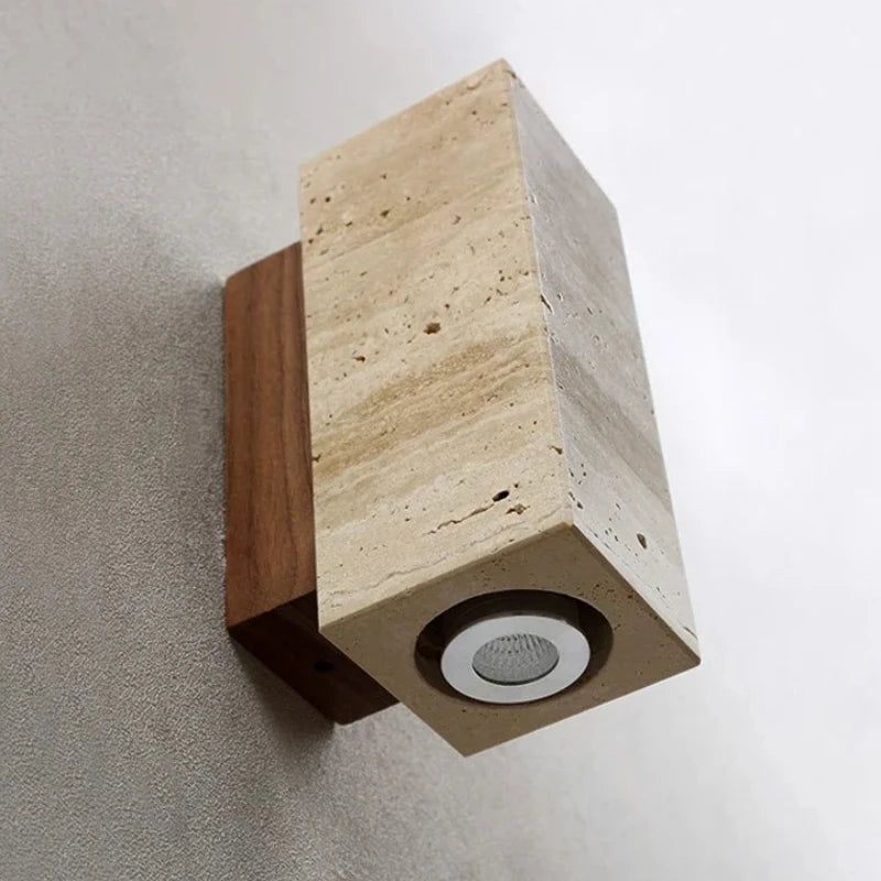 Nordic Travertine Wabi Sabi Wall Lamp