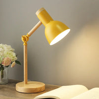 TURNGLOW – Verstellbare Holz-Tischlampe mit sanftem Augenschutz