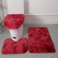 SOFTLAVO – Toilet Cover & Bath Mat Set Elegant Style