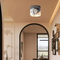 STONEGLOW - Nordic Marble Cylinder LED Ceiling Lamp