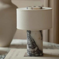 LIVARO - Natural Marble Touch Dimmable Table Lamp