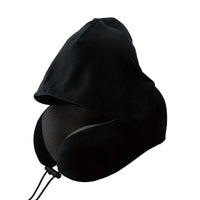 COZYCURVE – U-Shaped Hooded Pillow for Relaxing Comfort