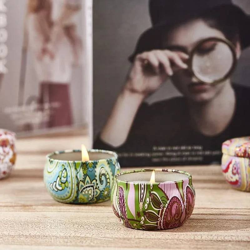 AROMAVESSA – Scented Candle Set for Relaxing Home Ambience
