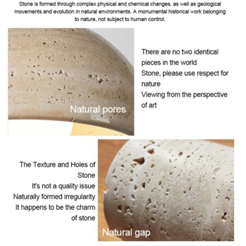 TRAVERO – Wabi Sabi Yellow Travertine LED Wall Light