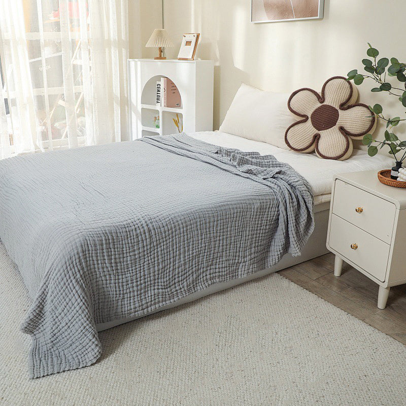 MUSLINOVA – Cotton Muslin Throw Blanket Lightweight Boho Comfort
