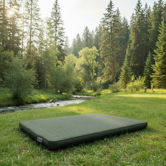SLEEPCAMP – Oppustelig Campingmadras med Bæretaske