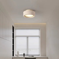 Yellow Travertine Wabi Sabi Ceiling Light