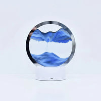 DUNEFLOW – 3D Hourglass Lamp with Dynamic Sand Display