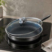 SIZZORIA – Practical Frying Pan for Easy Meal Preparation
