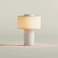LIVARO - Natural Marble Touch Dimmable Table Lamp